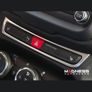 Jeep Renegade A/C Control Trim - Silver - Pre Facelift